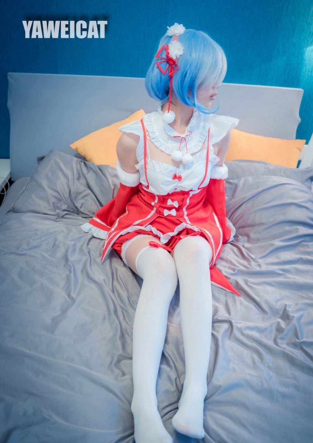押尾貓性感聖誕制服雷姆[62P]