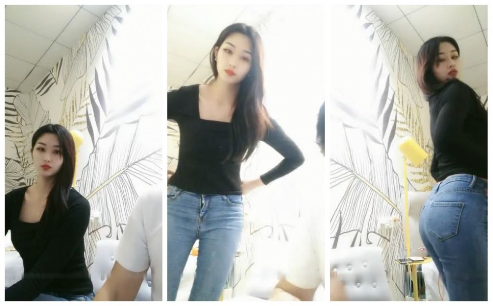 178CM女神級翹臀長腿大美女見客人在直播扭動翹臀配合