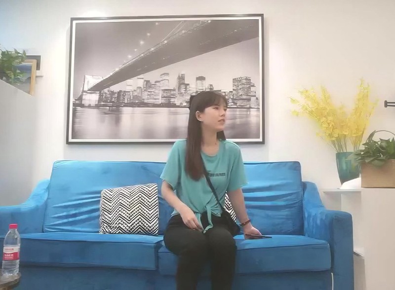 AI高清2K修復-午夜尋花長相清純極品藍衣妹子,近距離特寫口交上位騎坐大力猛操。