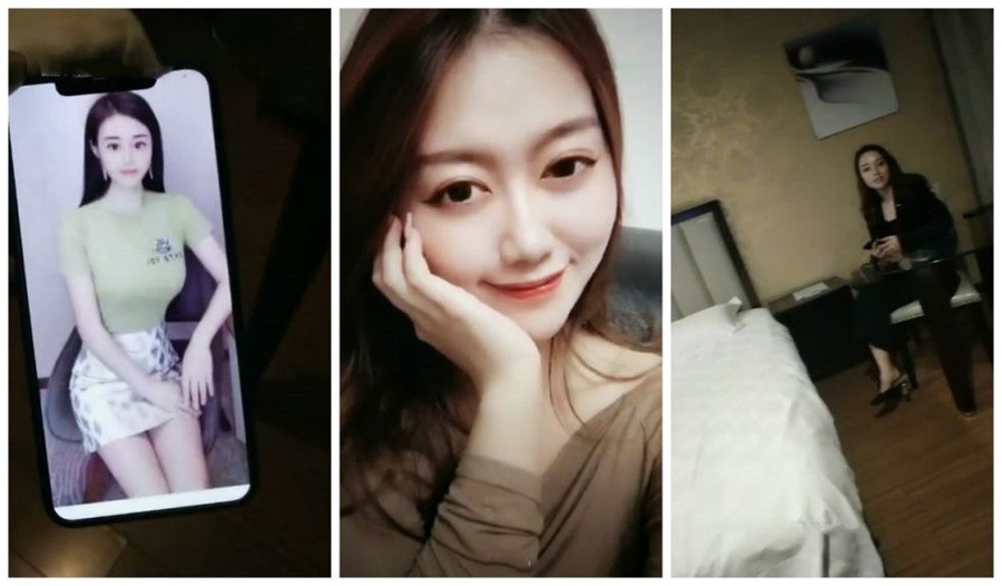 高價網約顏值一流性感的兼職美女啪啪，偷拍全程直播給網友觀看，見長得漂亮幹完一次沒讓走又干一次！ 【MP4/695MB】