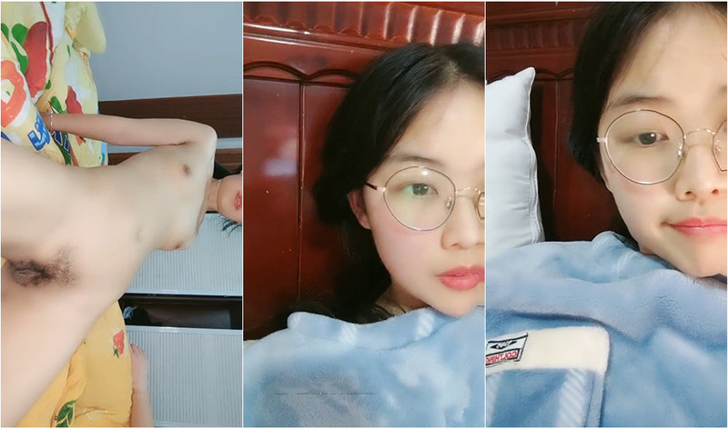 俗話說十個眼鏡九個臊，一點都不假，臊氣眼鏡美少婦，看著文文靜靜，私下這麼饑渴
