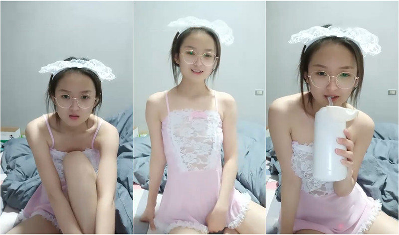 甜美清純文靜賢慧小嬌妻，戴個眼鏡，高學歷妹子，和大J8老公性福啪啪，真別說男的J8真大