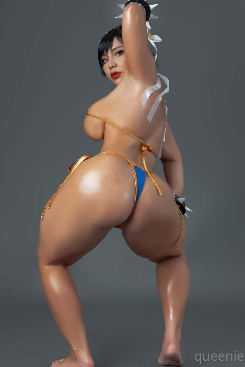QUEENIE CHUPPY - Chun-Li Bikini[20P]