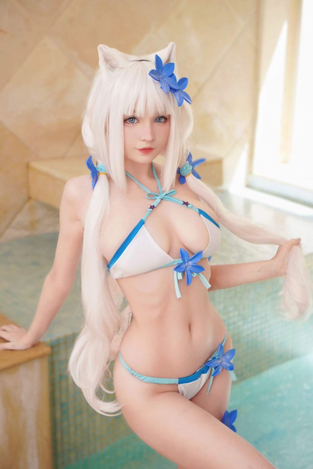 Hidori Rose - Vanilla swimsuit[30P]