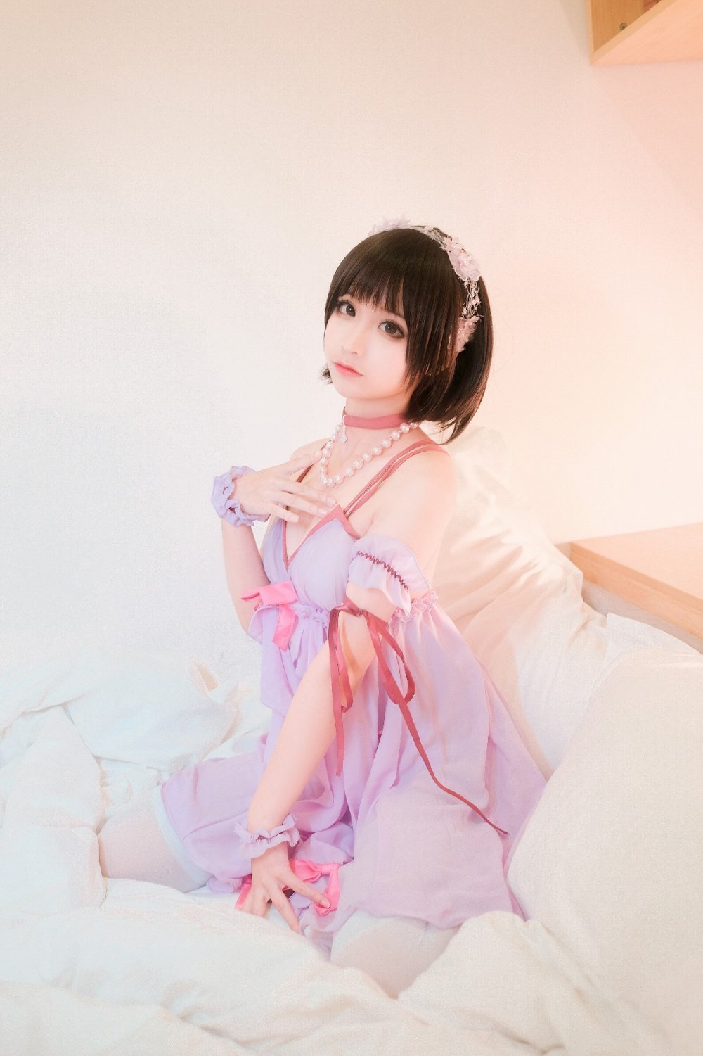 蠢沫沫 - 加藤惠睡衣 [44P]