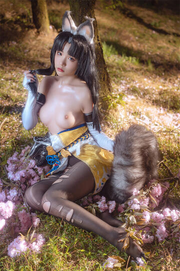 【超美高端❤️罕見露臉露點】極品CosPlay爆機少女【喵小吉】五月新作《永劫無間》性感胡桃