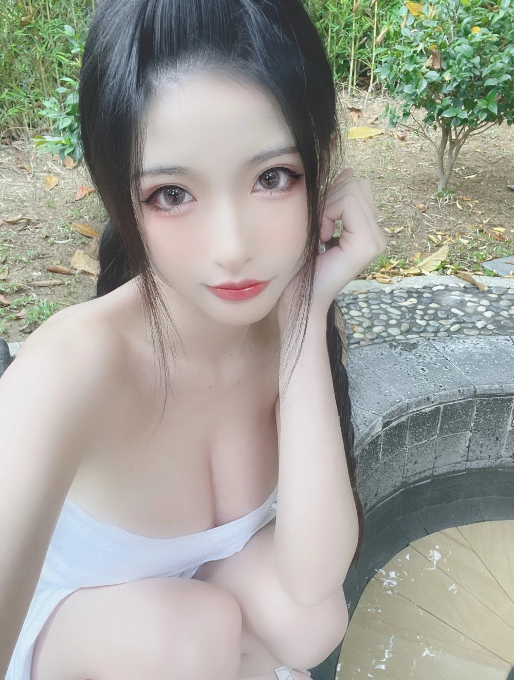 清水由乃《溫泉浴巾》全身解放性感爆棚[26P]