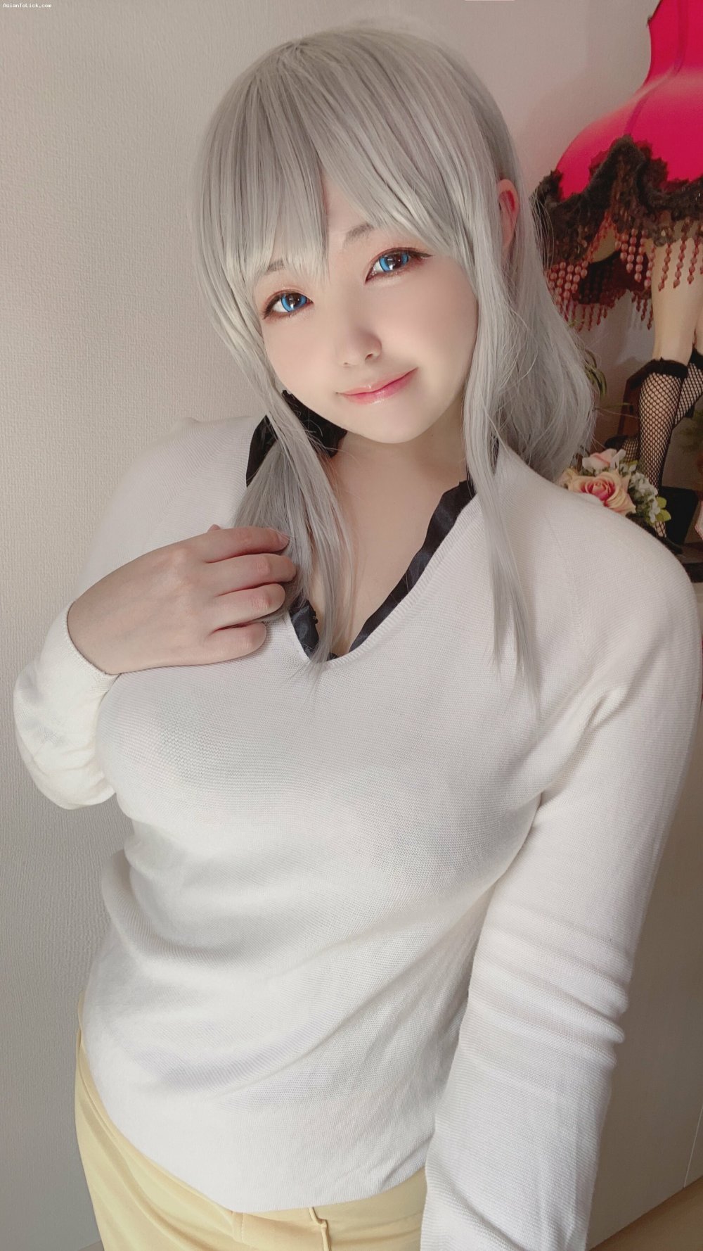 白淨的大奶子，可愛的妹子[53P]