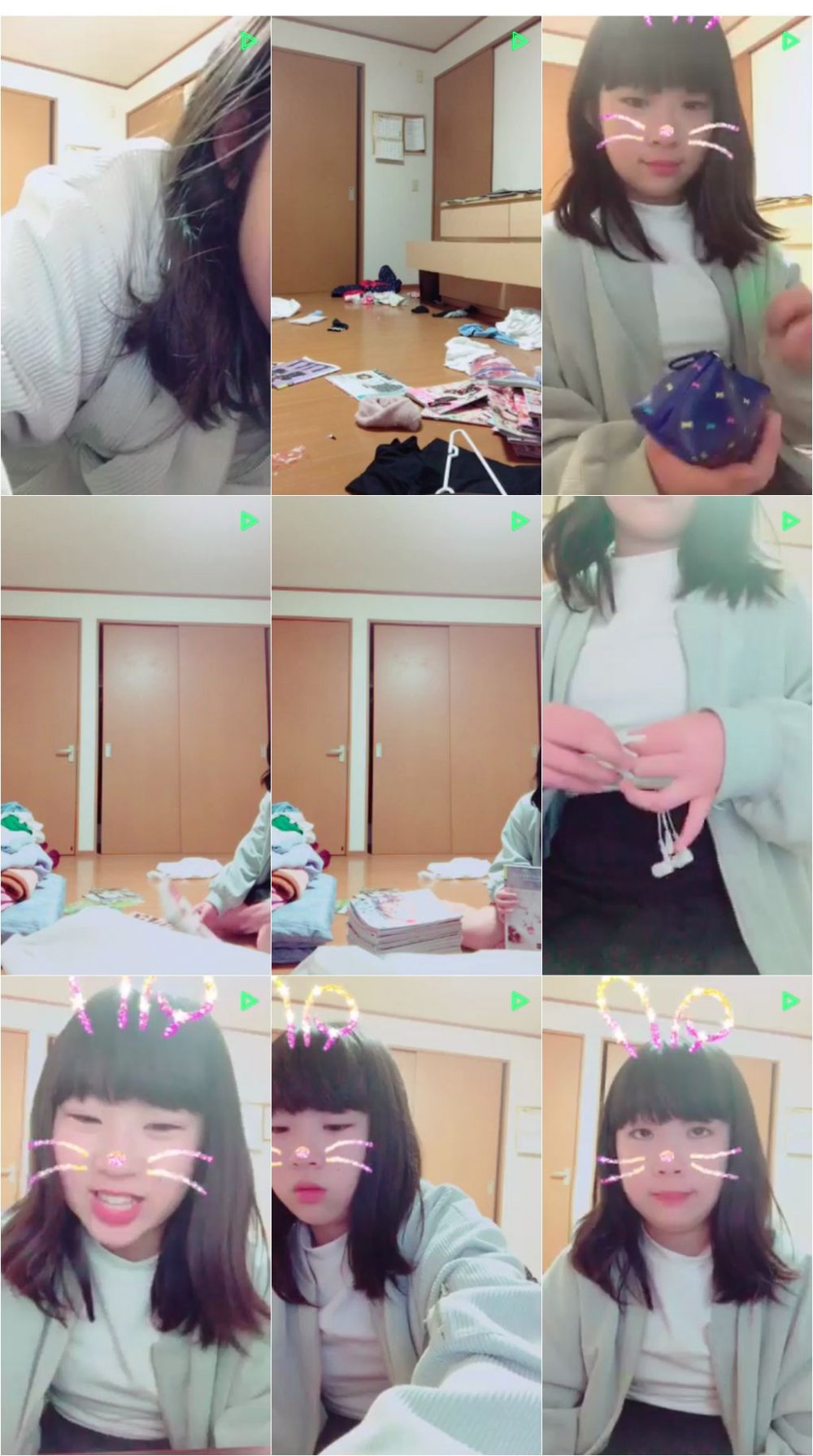 cya572 cやkの代の娘がスマホの前でパンチラしまくり・秘蔵動画5本