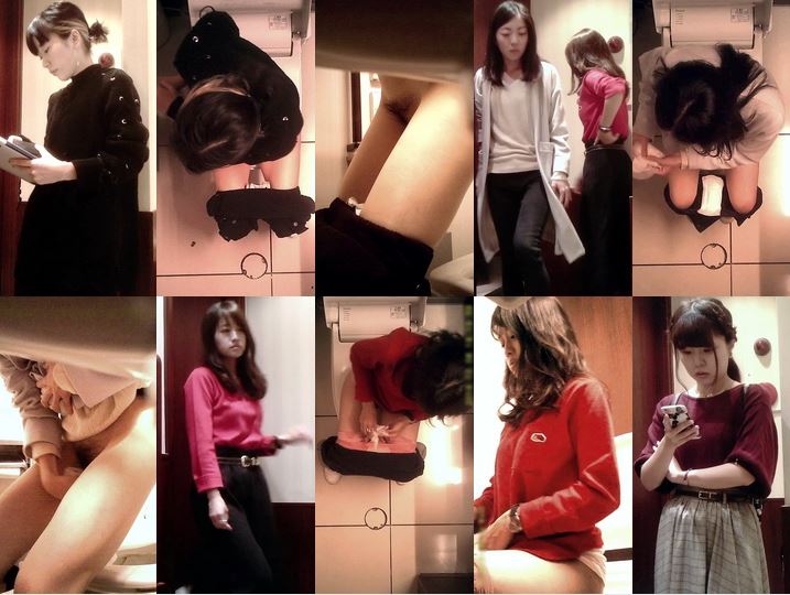 女子トイレ紀行 No.08 カメラ増設で局部を狙い譃ち♪/外撮りたっぷり4名収録！