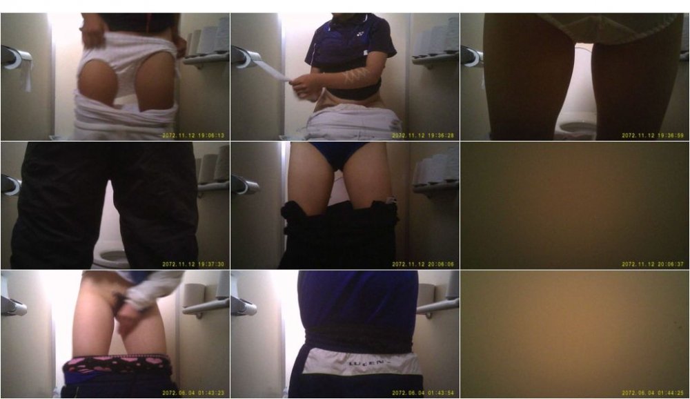 dahuiwc95 テニス大會トイレ95 4名収録！ パンツが大変なことに・・（ ゚Д゚）
