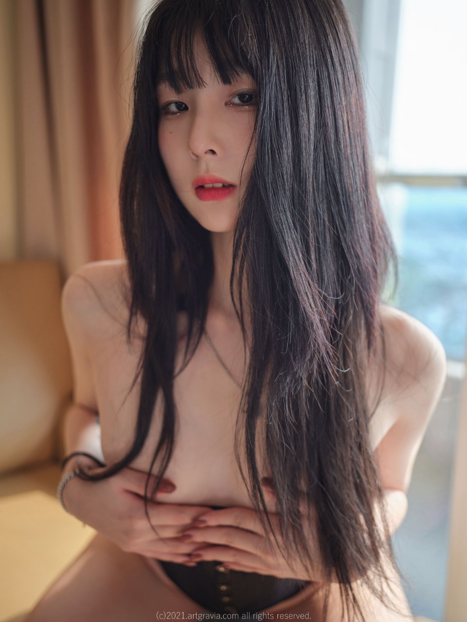 黑色情趣內衣女孩[30P]