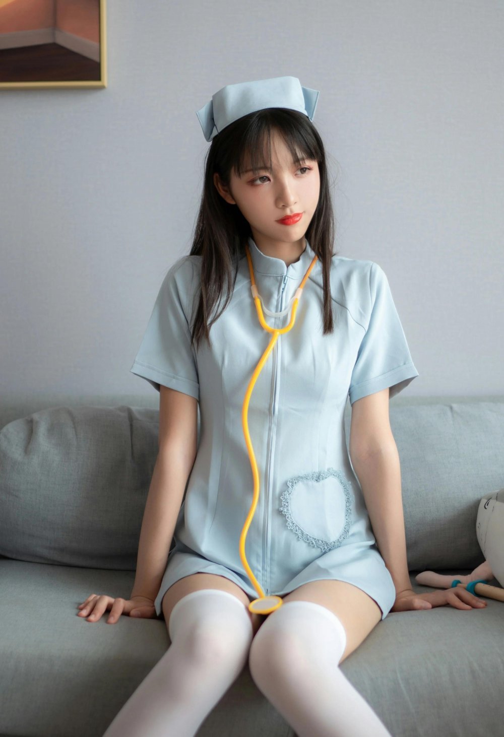 西瓜少女，護士白絲[45P]
