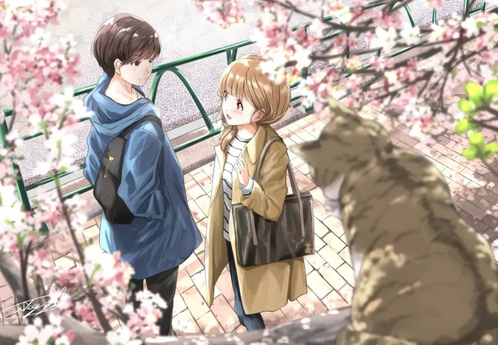 春天的花語，唯美動漫[22P]