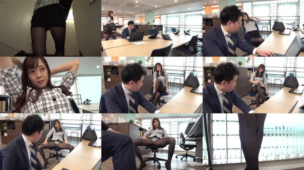+++ [FHD] DOKS-577 美脚がすぎるOLの誘惑黒パンティストッキング 明日美かんな
