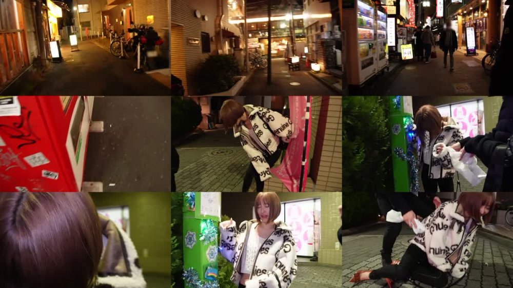 +++ [FHD] 777YMYM-018 ヤミヤミ011/植え込みに頭突っ込んでたデカパイ女/ヤミヤミアルコール