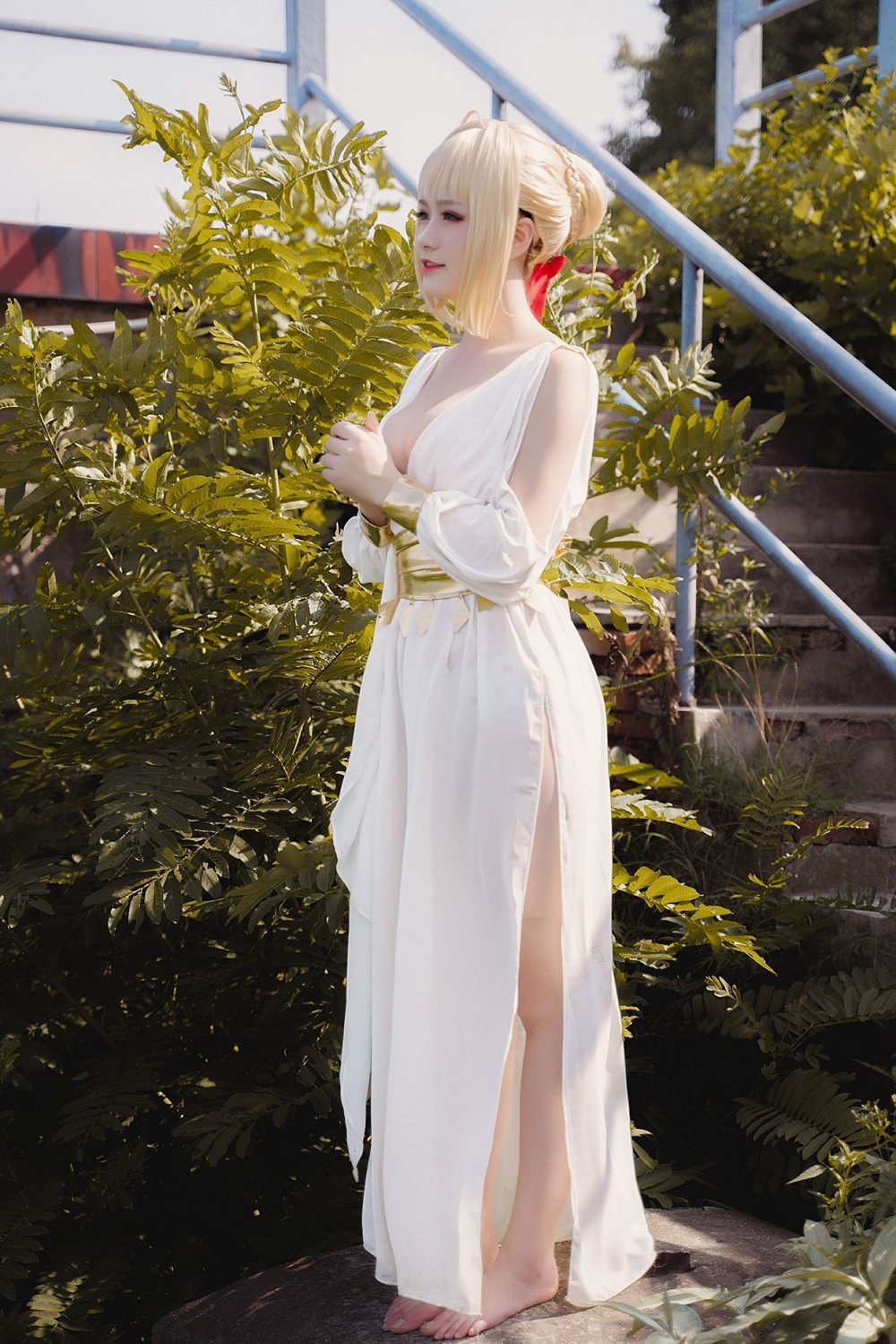 [Cosplay]甜美女神 白裙飄逸難以抵擋的誘惑[39P]