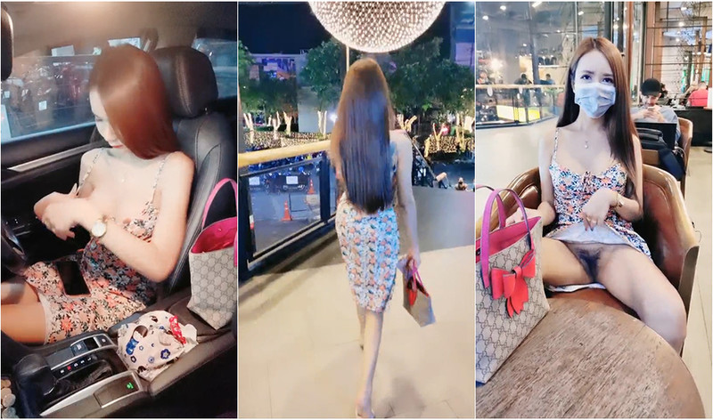 異國風味，身處泰國小哥高價找的極品超高品質女神，星巴克里大膽露奶，回家各種玩弄