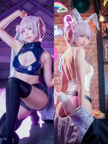 [Cosplay] Ely – Nazuna Night+Bunny girl B-七草薺 正裝+兔女郎