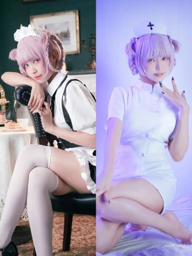 [Cosplay] Ely – Nazuna Maid+Nurse A-七草薺 女僕+小護士