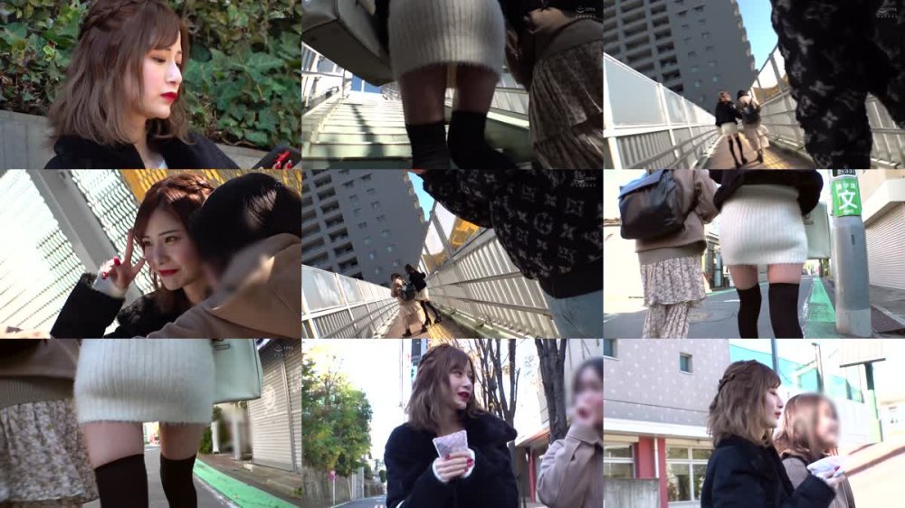 +++ [FHD] 345SIMD-002 街で見かけた美脚ミニスカニーハイ女を家まで尾行して絶対領域を●しまくった記録【ストーカー/スレンダー/パンチラ/足コキ】