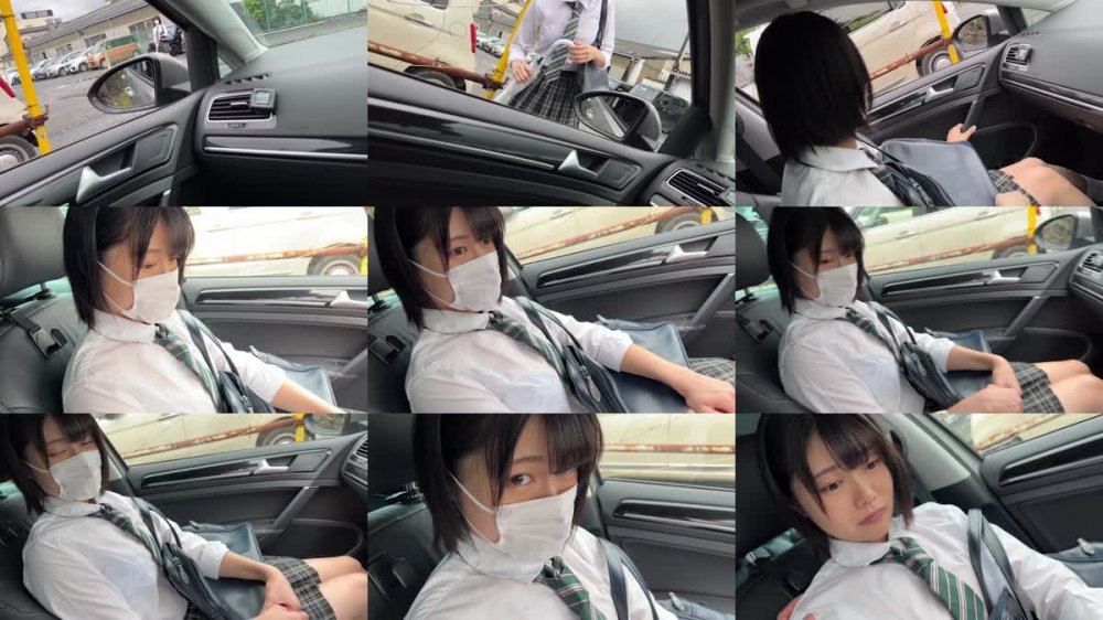 +++ [FHD] 534POK-049 ハメ撮り【個人撮影】ショートヘアーの激カワ美小女とP活_嫌がる隠れ巨乳の制服女子に強引中出し