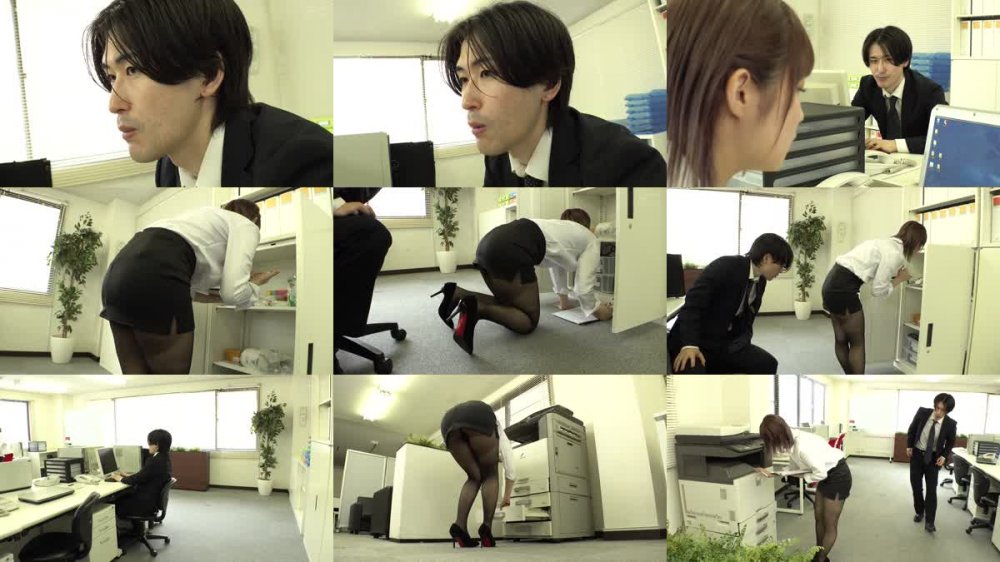 +++ [FHD] KHIP-018 2人きりの残業中、スーツの上からでも分かるデカ尻の部下にムラムラがおさまらず気がついたらセクハラどころか中出ししてた。 栄川乃亜
