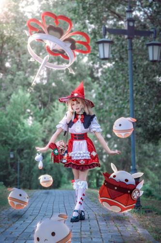 [Cosplay] Yaokoututu 咬一口兔娘ovo – Qihua Xingzhu·Keli 琪花星烛·可莉