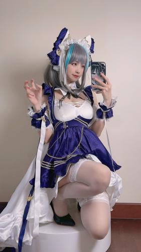[Cosplay] Miko 酱 – Shiba county cat 柴郡猫 (Azur Lane)