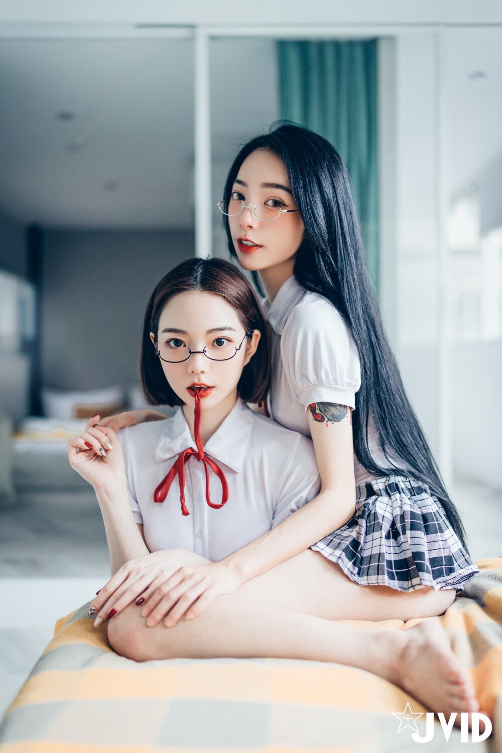 雙人JK學妹教室誘惑[28P]
