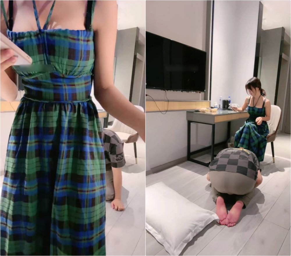 ⚡ 禦姐女王調教⚡套路直播〖嬌嬌〗腳踩 咀嚼物 踩踏 聞舔船襪，多種刺激玩法SM調教，獵奇極品[MP4/699MB]