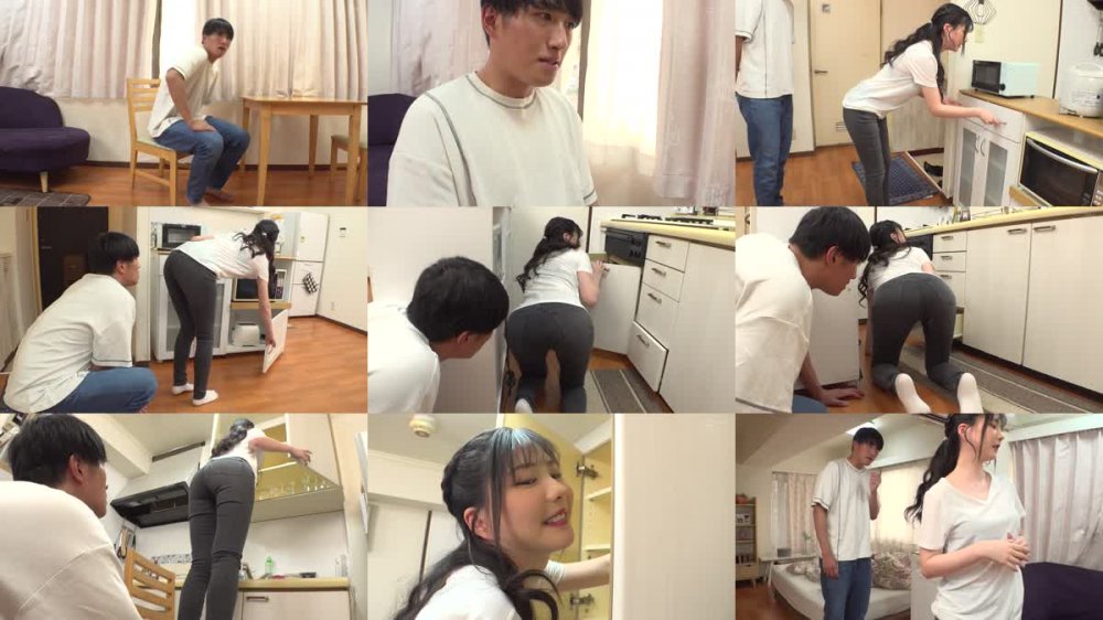 +++ [FHD] MRHP-031 家事代行サービスを頼んだらおばさんが来ると思ってたのに、デカ尻の美人妻が来た！お尻をムチムチさせながら家事をする姿に我慢できずセンズリしてたらバレてしまい、発情して中出し搾精されまくる！ 藍芽みずき