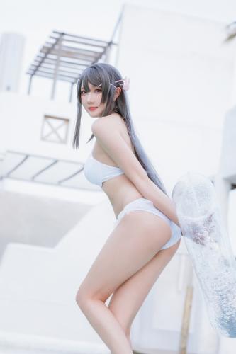 [Cosplay] 瓜希酱福利 樱岛麻衣 泳装