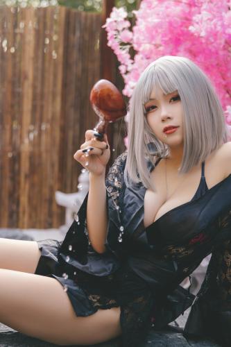 [Cosplay] Mo Ye 787 末夜787 – Captain May Kimono 五月舰长 和服