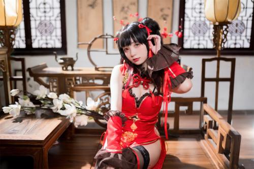 [Cosplay] 花铃 时崎狂三旗袍