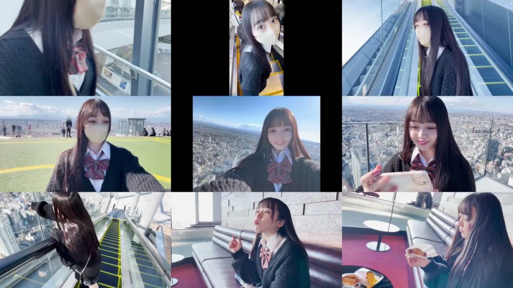 +++ [FHD] 326FCT-090 アイドル級のルックスにFカップ巨乳を持つ美少女J●！はだける浴衣から見える色白美巨乳がエロ過ぎる中出しハメ撮り2回戦！！