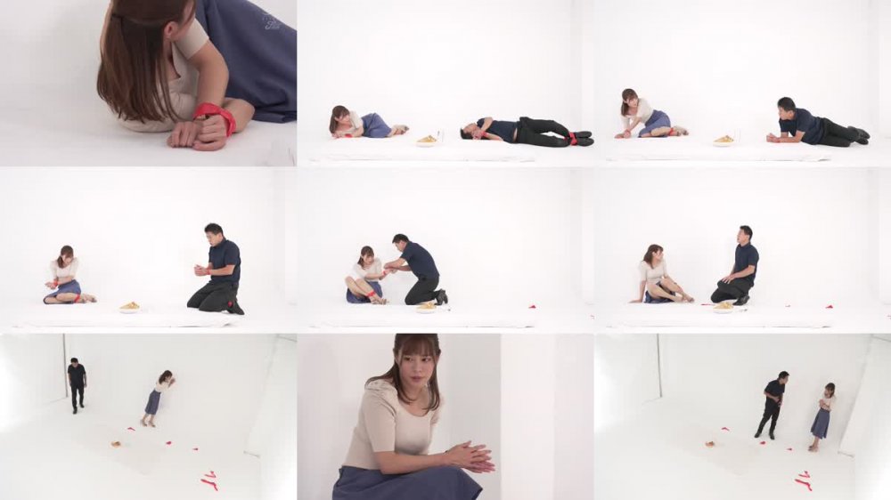 +++ [FHD] JUFE-553 ごっくん解禁！密室空間で緊縛された女子アナはザーメン便器 女1人×男複数 定点カメラで記録された脱出ドキュメント 都月るいさ