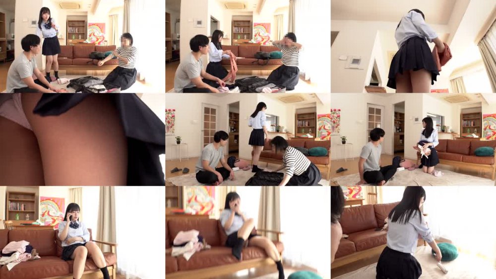 +++ [FHD] LULU-287 学年一清楚な彼女の色白デカ尻J系妹の無防備パンチラに我慢できずパンティ擦りつけぶっかけ射精！戸惑った隙にズボっとどさくさ挿入し問答無用デカち○ぽピストンで連射中出ししまくった。 柏木こなつ
