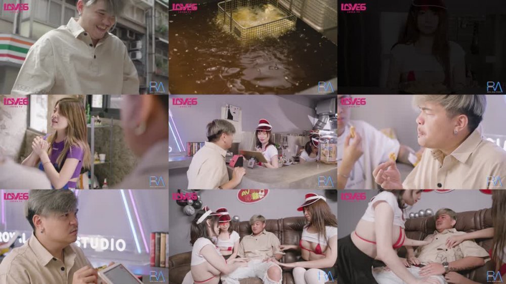 +++ RAS-103 三人夢幻共演情色美式餐廳