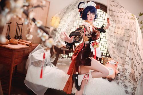 [Cosplay] 阿包也是兔娘 原神 香菱