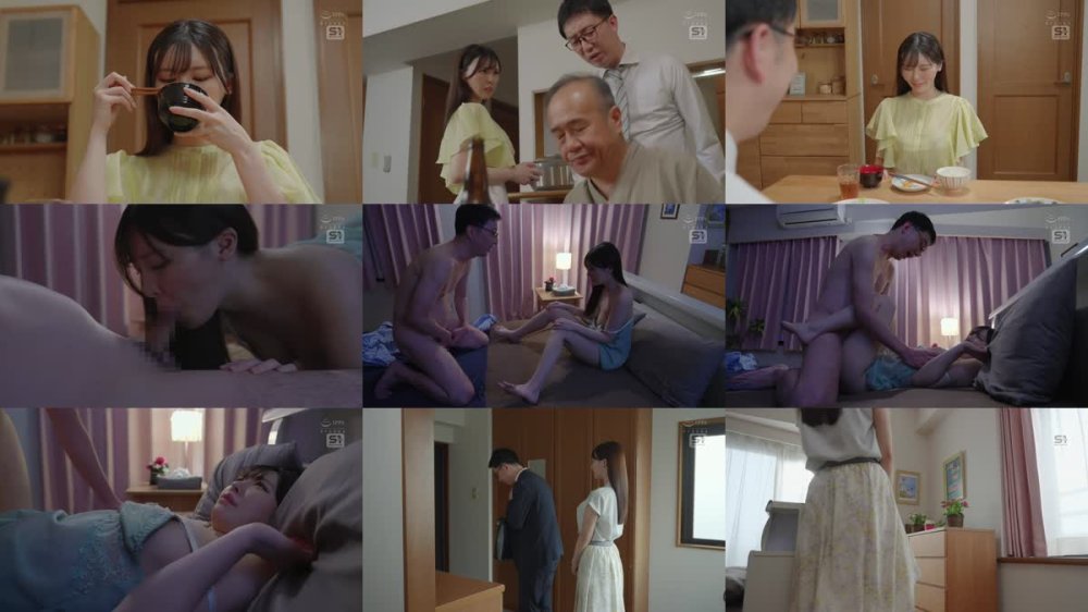 +++ [FHD] SONE-482 結婚したばかりなのに…私は夫のお義父さんにぐちょぐちょ舐め犯●れ虜になりました。 黒島玲衣