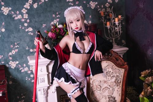 [Cosplay] 鬼畜瑶 黑呆女仆 不知火舞