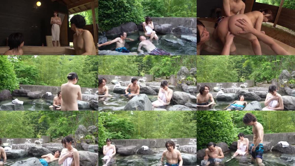 +++ [FHD] GEBB-005 乱交OKの混浴温泉と知らずに来た女性客は巨乳尻をワニ痴●されて喘ぎ始め…4名収録
