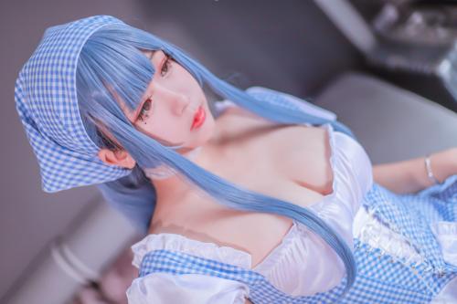 [Cosplay] Rinaijiao 日奈娇 – Blue Maid 蓝色女仆