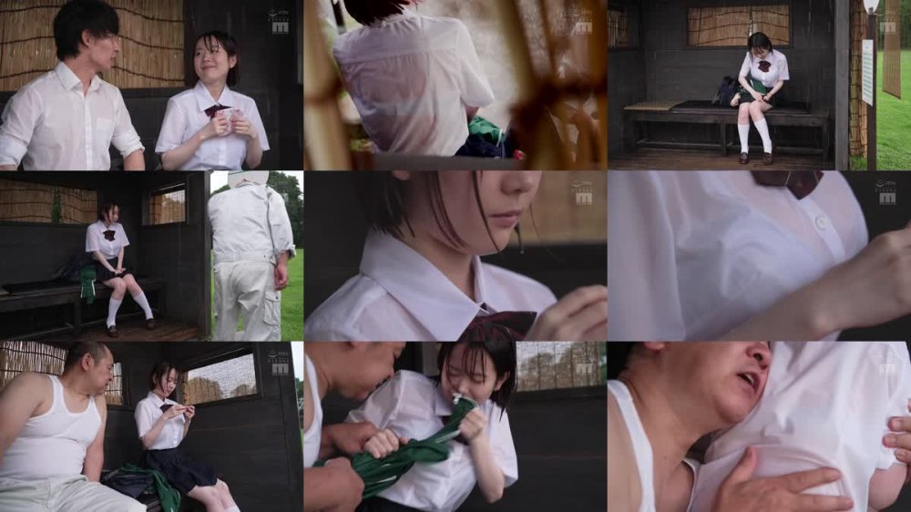 +++ [FHD] MIDA-007 突然の大雨…濡れ透けNTR いつもJ●彼女を送ってさよならする田舎の終着駅で知らない中年オヤジのチ●ポの虜になっているなんて… 水卜さくら