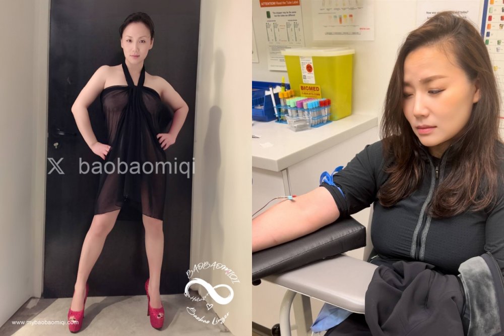 推特NTR夫婦，辣媽淫妻寶寶米奇，露臉長視頻，《懷孕後慾望飆升，讓2個老外輪流操》