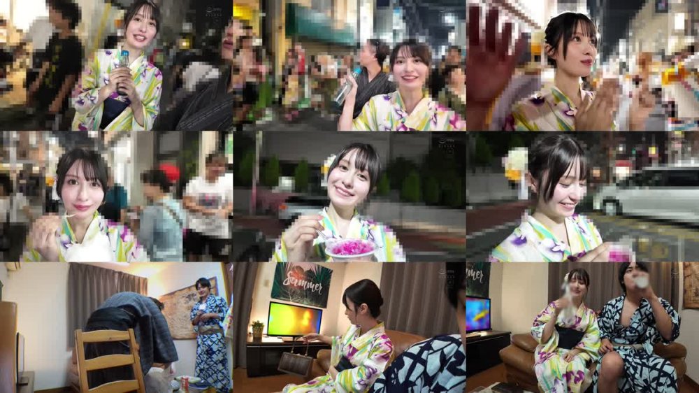 +++ [FHD] NPJS-130 観測史上最高の猛暑日！東京●田区夏祭りでナンパした浴衣ハーフ美女の甘塩っぱい汗を舐め回す汗だく性交夏物語！