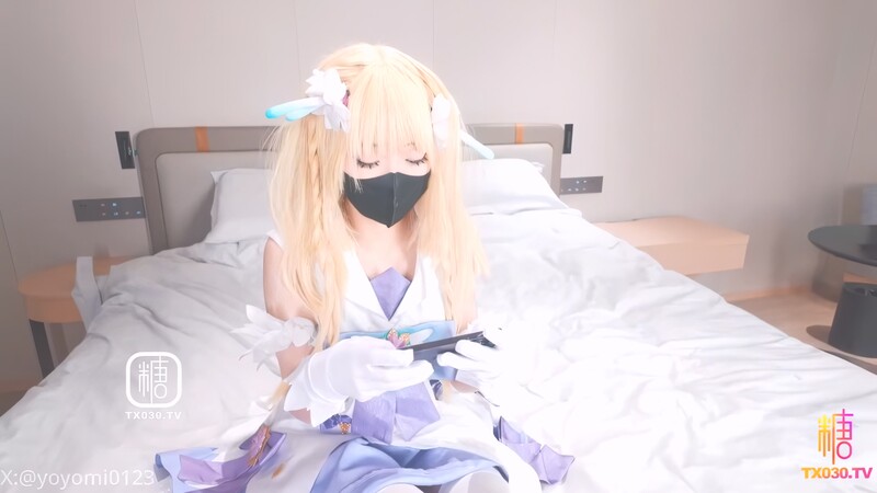 純欲系少女萌妹『悠悠米』瑤妹粉狂喜 王者榮耀瑤coser陪玩后的隱藏服務純潔無瑕的美少女仙女粉穴 又騷又純