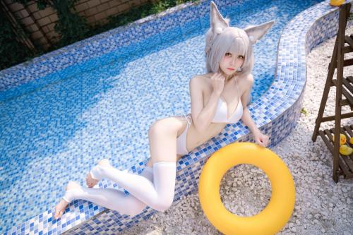 [Cosplay] Sakura Ingnai 朝凪泳装 – Jiuqi Miao 九柒喵