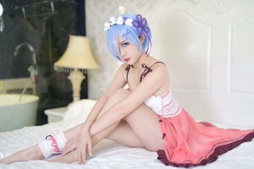 [Cosplay] Nisa 二佐 – Rem Pajamas 雷姆睡衣